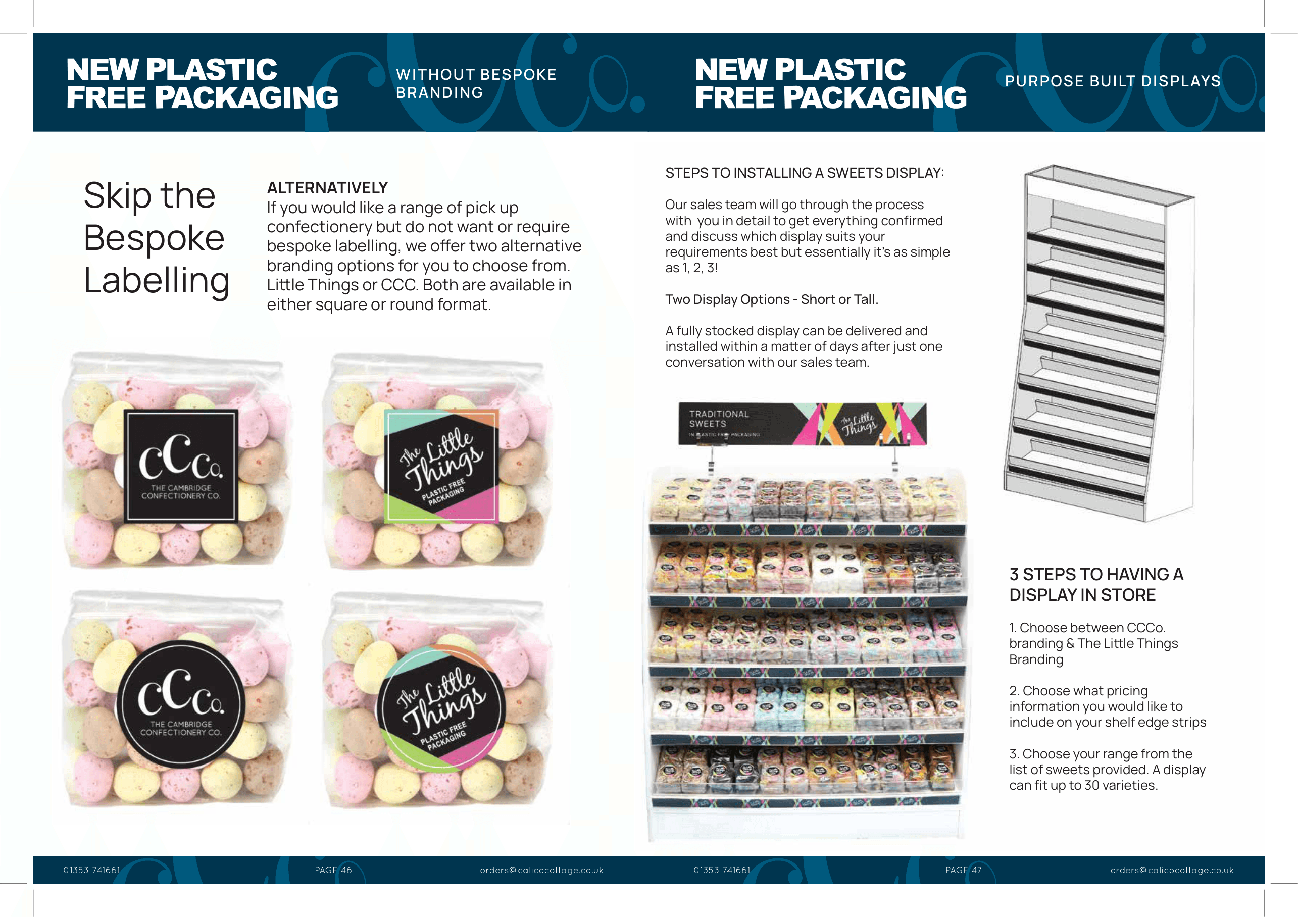 Skip bespoke labelling brochure reference