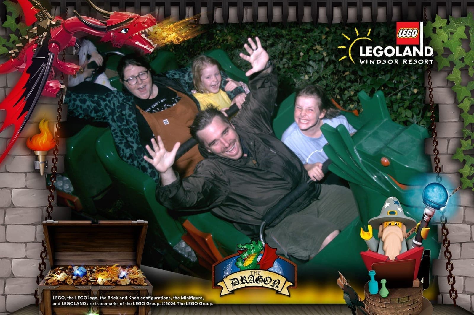 Family at Legoland