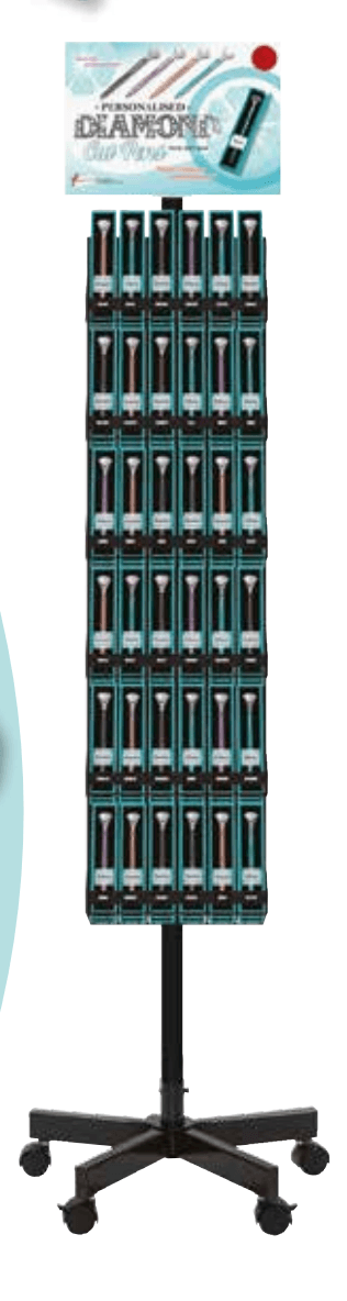 Floor Standing Display Units (FSDU) - Global Journey Diamond Pen FSDU
