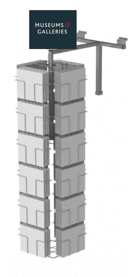 Wall Mounted Displays - Museums and Galleries Wall Mounted Card Display